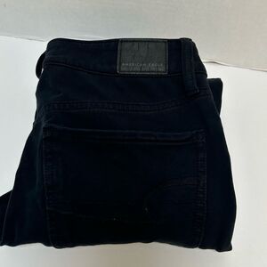 American Eagle‎ Super Stretch Black Jegging Non Distressed size 6 Long